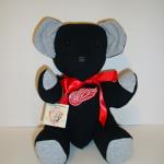 This bear is made from a Red Wings Polo Shirt